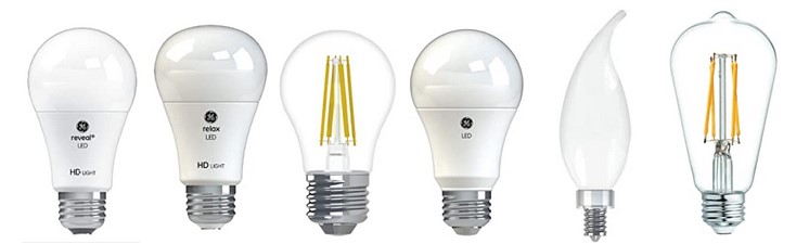 GE Range of Bulbs