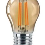 Philips 25W A15 Amber Glass LED Light Bulb